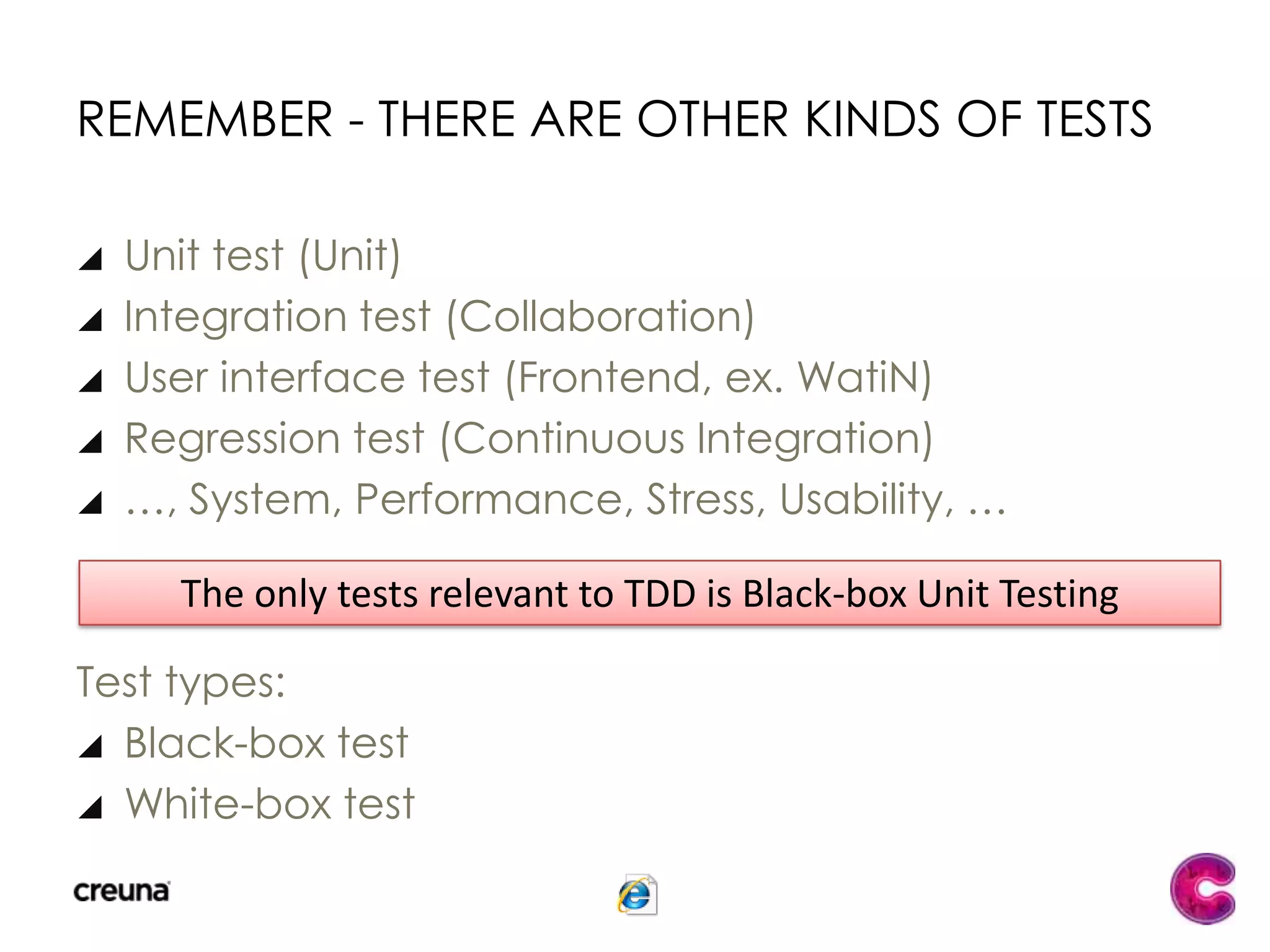 Test-Driven Development (TDD)