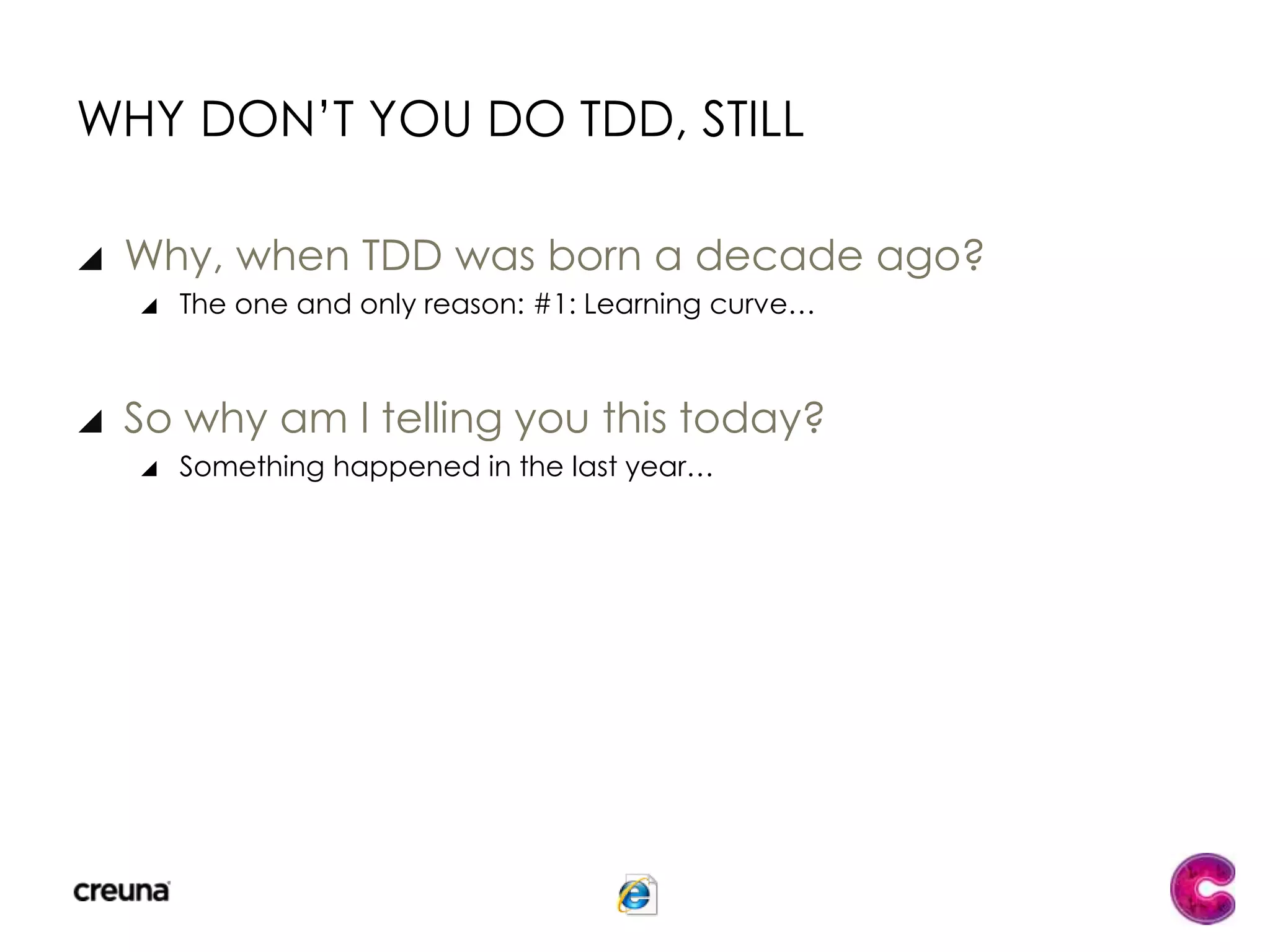 Test-Driven Development (TDD)