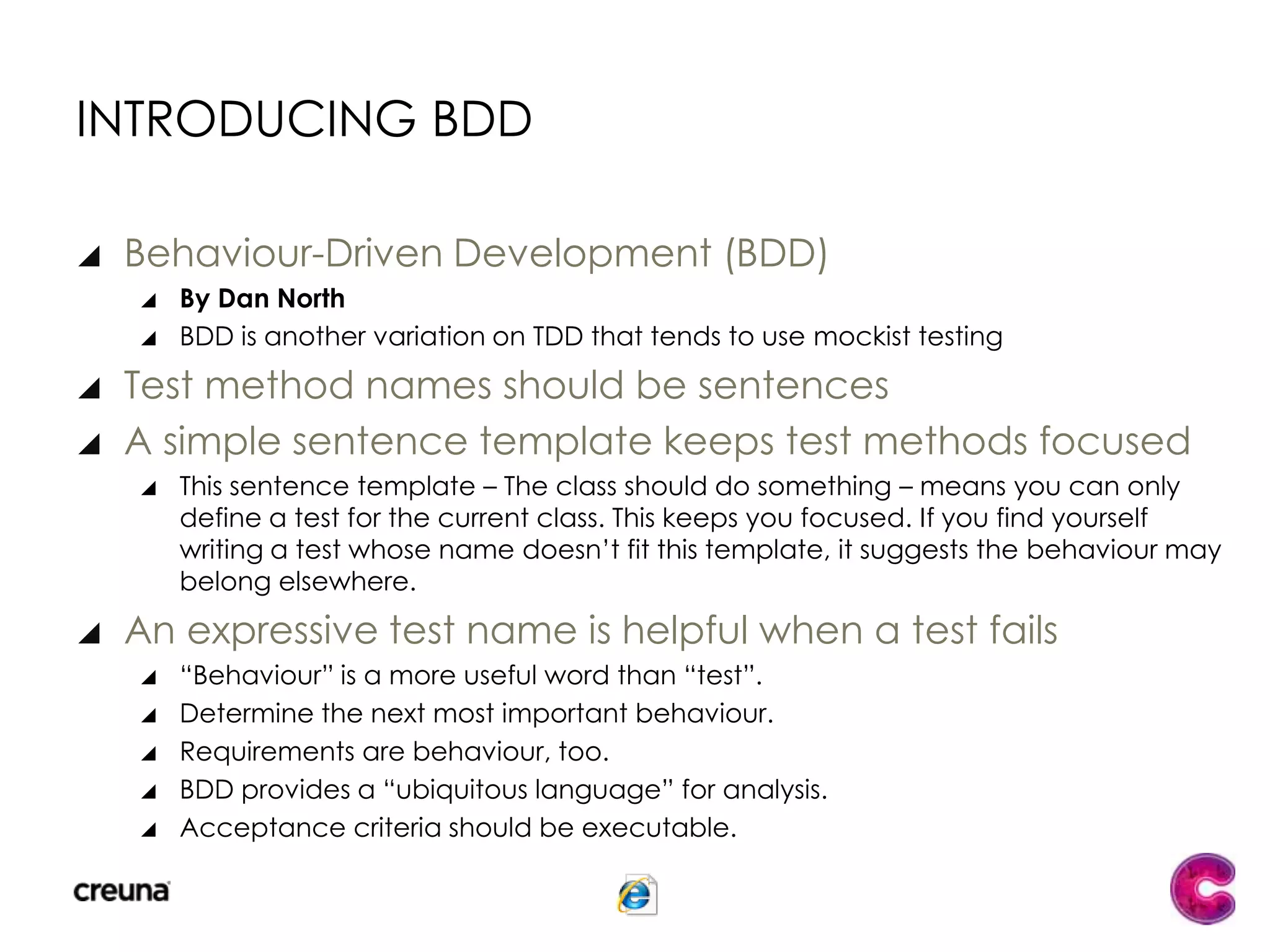 Test-Driven Development (TDD)