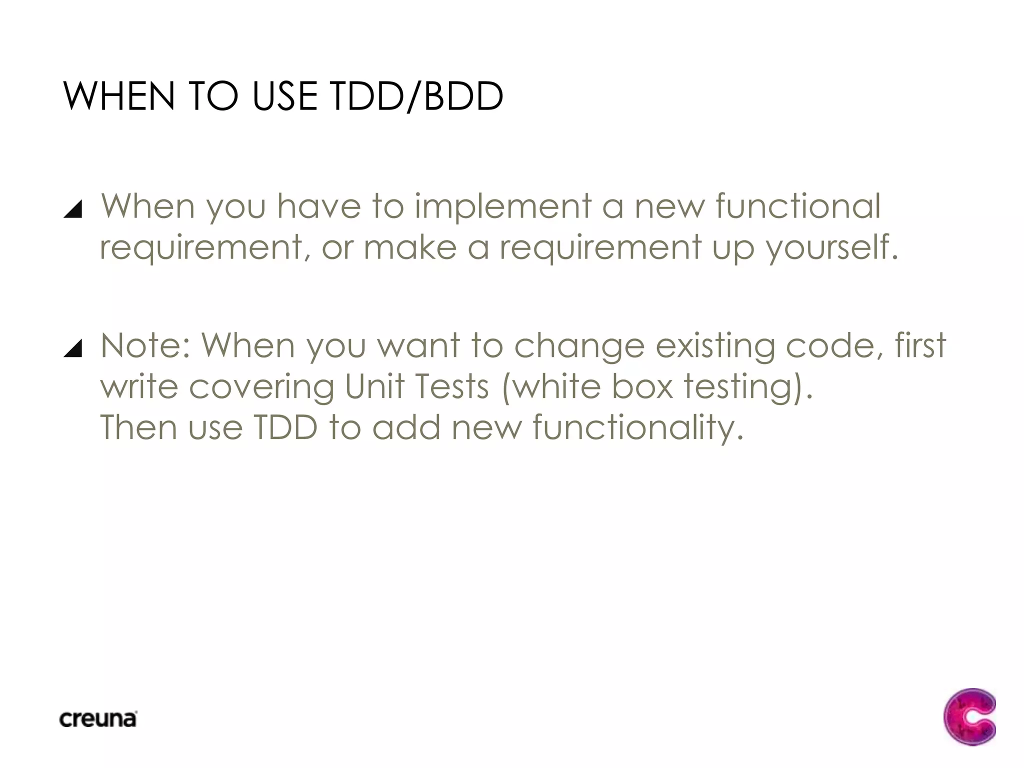 Test-Driven Development (TDD)