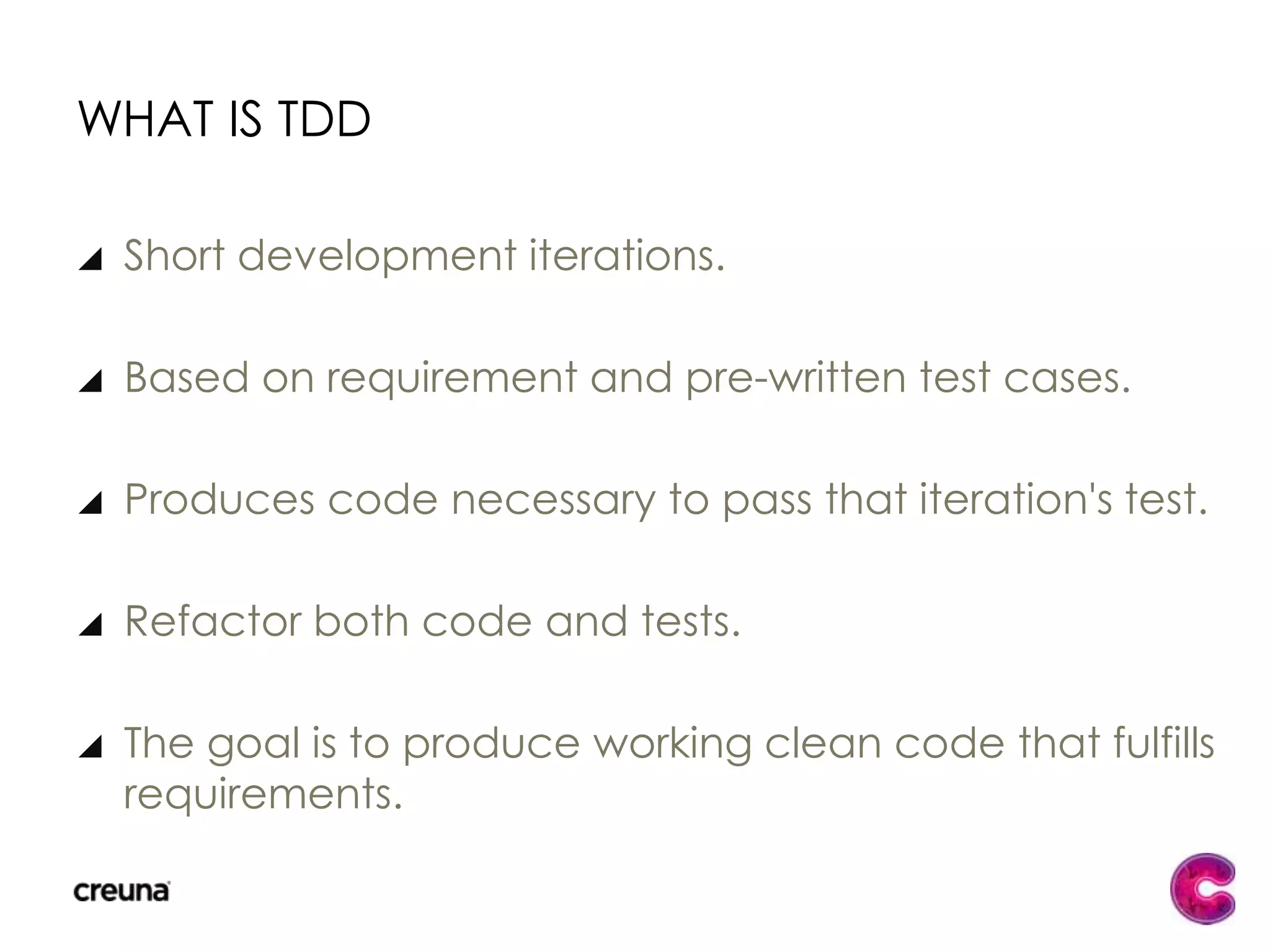 Test-Driven Development (TDD)