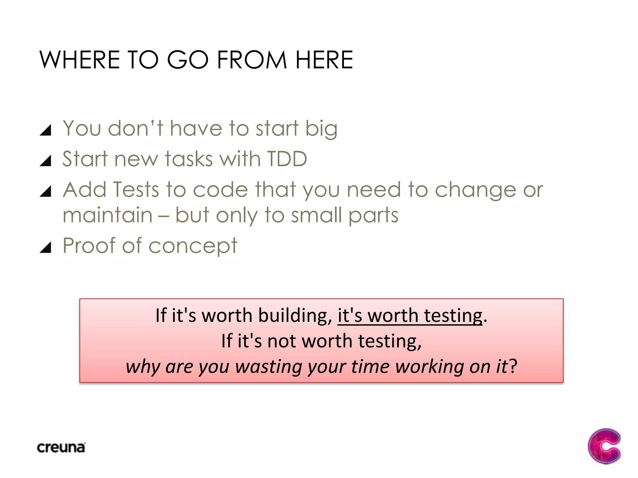 Test-Driven Development (TDD)