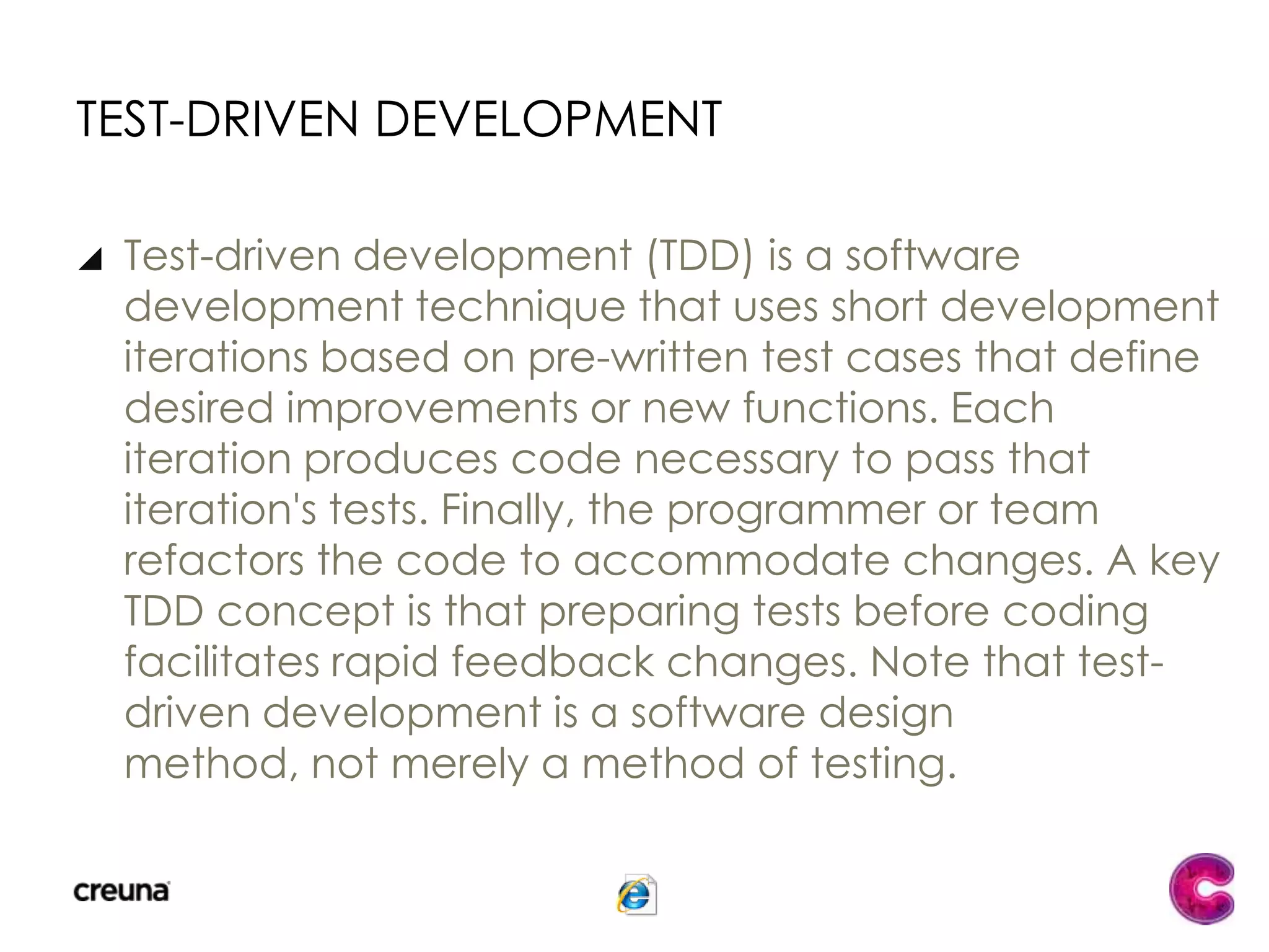 Test-Driven Development (TDD)