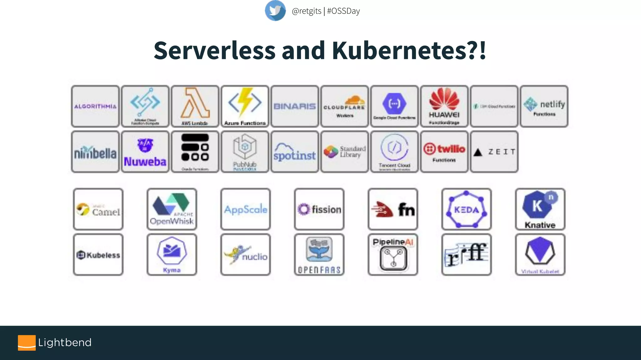 Serverless and Kubernetes?!
@retgits | #OSSDay
 