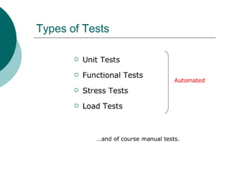 Test Engineering