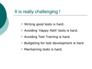 Test Engineering