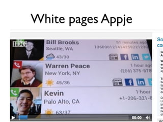 White pages Appje
 