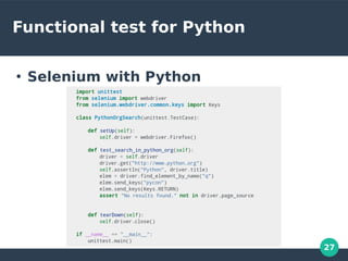 Test your code | PDF