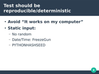Test your code | PDF