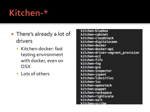 Test Kitchen Test Verify Converge Setup Test Kitchen Test Verify Converge Setup