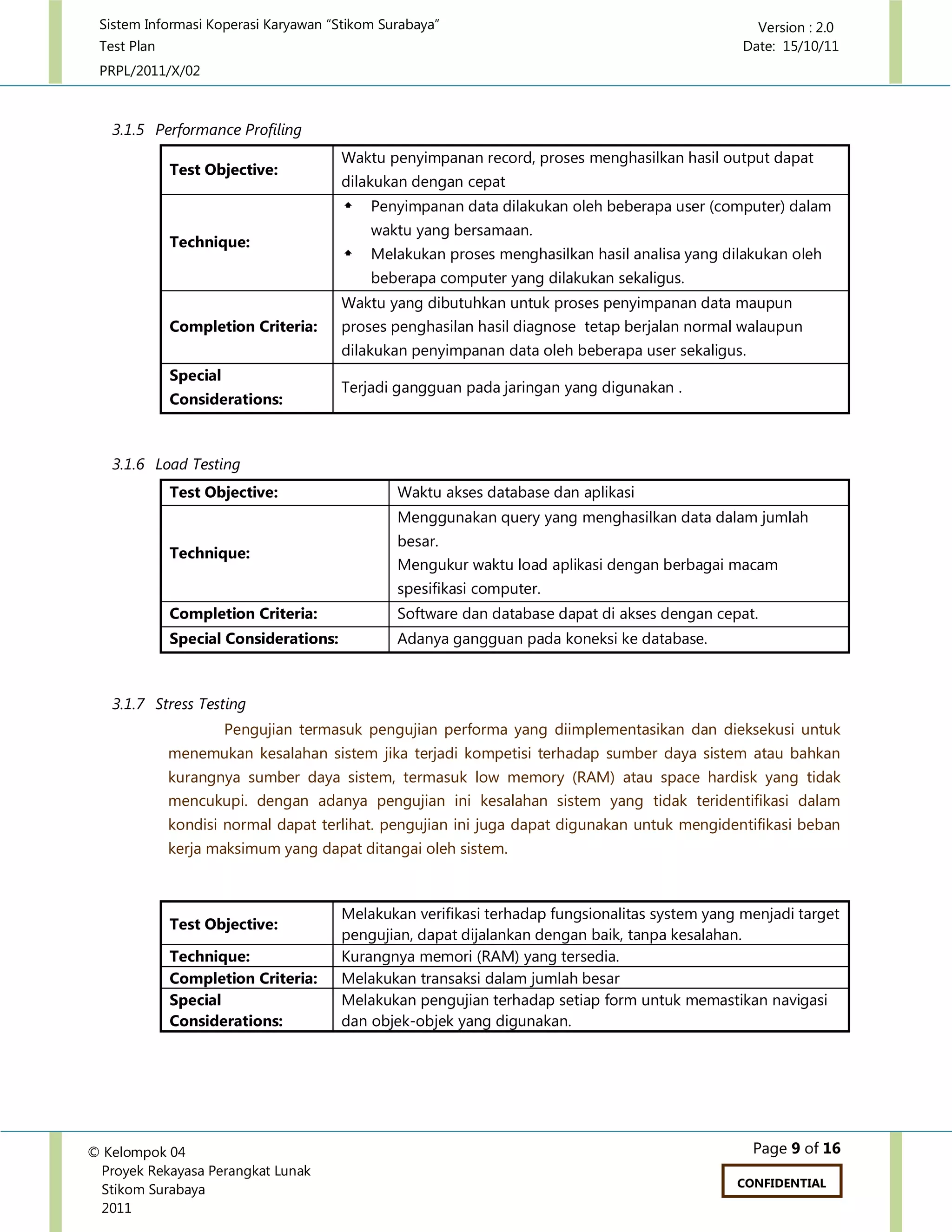 Test plan Document Example | PDF