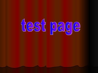 test page 