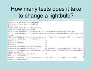 61 How many tests does it take to change a lightbulb? 