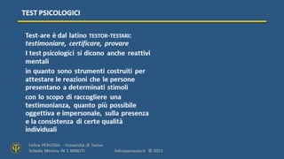 Test Psicologici
