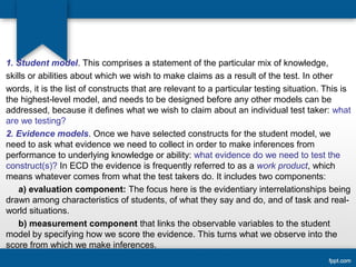 Student Material Testing Model Test specifications and designs | PPT