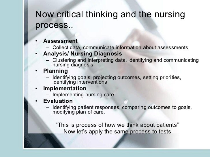 critical thinking nursing test