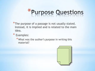 READ TO UNDERSTAND THE AUTHORS MESSAGE.