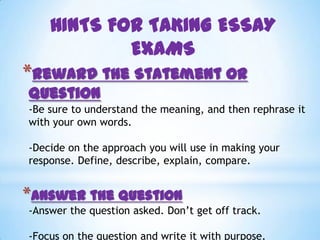 TEST PASSAGES ARE NOT ALWAYS DULL.