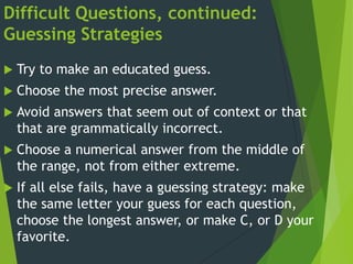 Test-taking Skills | PPTX