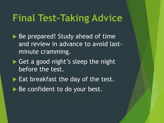 Test-taking Skills | PPTX