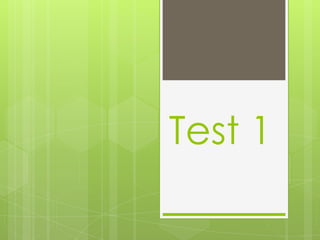 Test 1

 