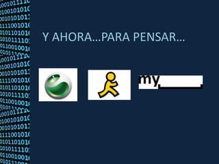 Y AHORA…PARA PENSAR…