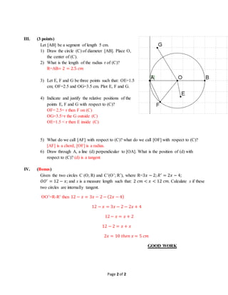 Test2 circle square with the correction