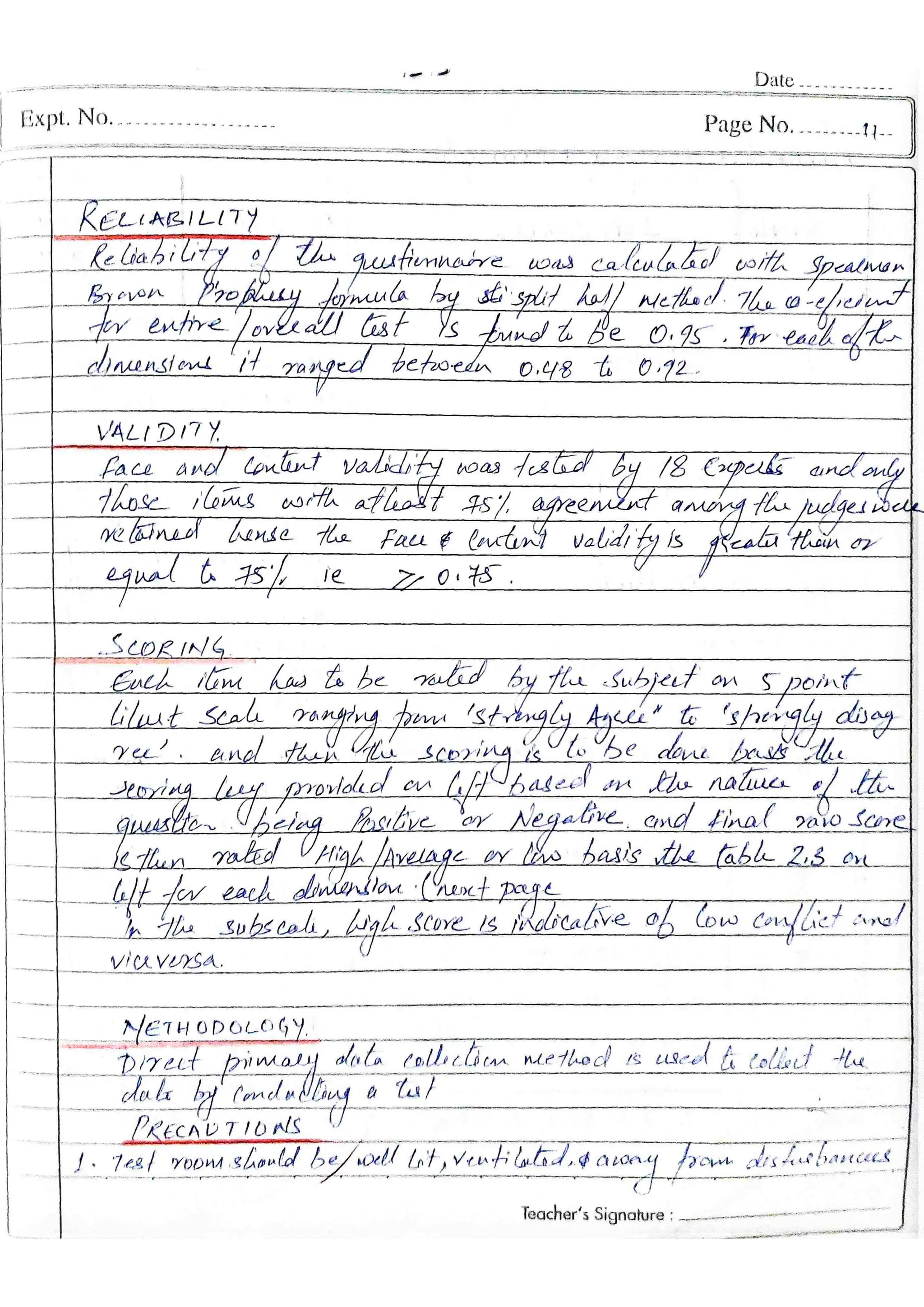 TEST FES BC Family Environment Scale Bhatia & Chadha MA Psy Sem3 2022-24