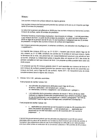 La réforme des pensions dans le secteur privé