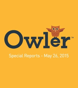 Owler Special Report | May 26, 2015 | Granify, Remix, Karro, Rubrik and more.
