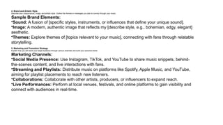 Introduce yourself, your musical genre, and the vision for your career ...