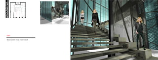 GROUND FLR - - - - -  Event .  Stairs transform into an instant catwalk  