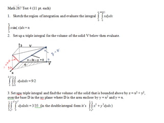 Test4 problems solutions
