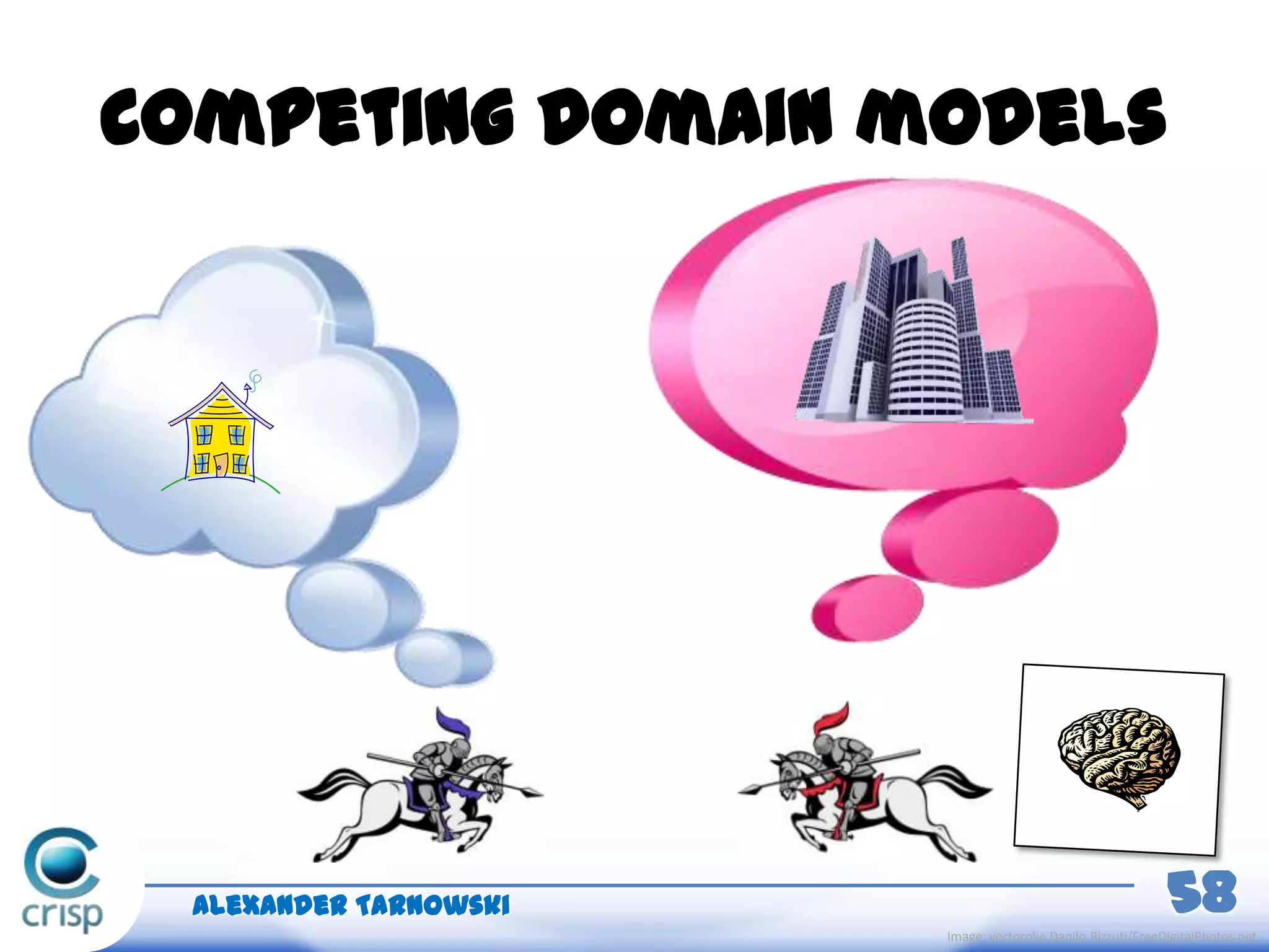 Competing domain models
Alexander Tarnowski 58
Image: vectorolie,Danilo Rizzuti/FreeDigitalPhotos.net
 