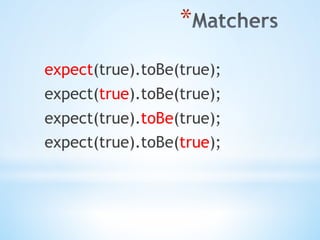 * 
expect(true).toBe(true);
expect(true).toBe(true);
expect(true).toBe(true);
expect(true).toBe(true);
 