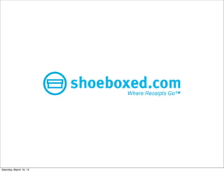 Saturday, March 16, 13
 