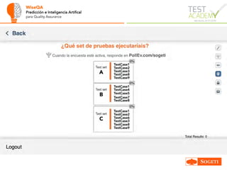 WiseQA
Predicción e Inteligencia Artifical
para Quality Assurance
 