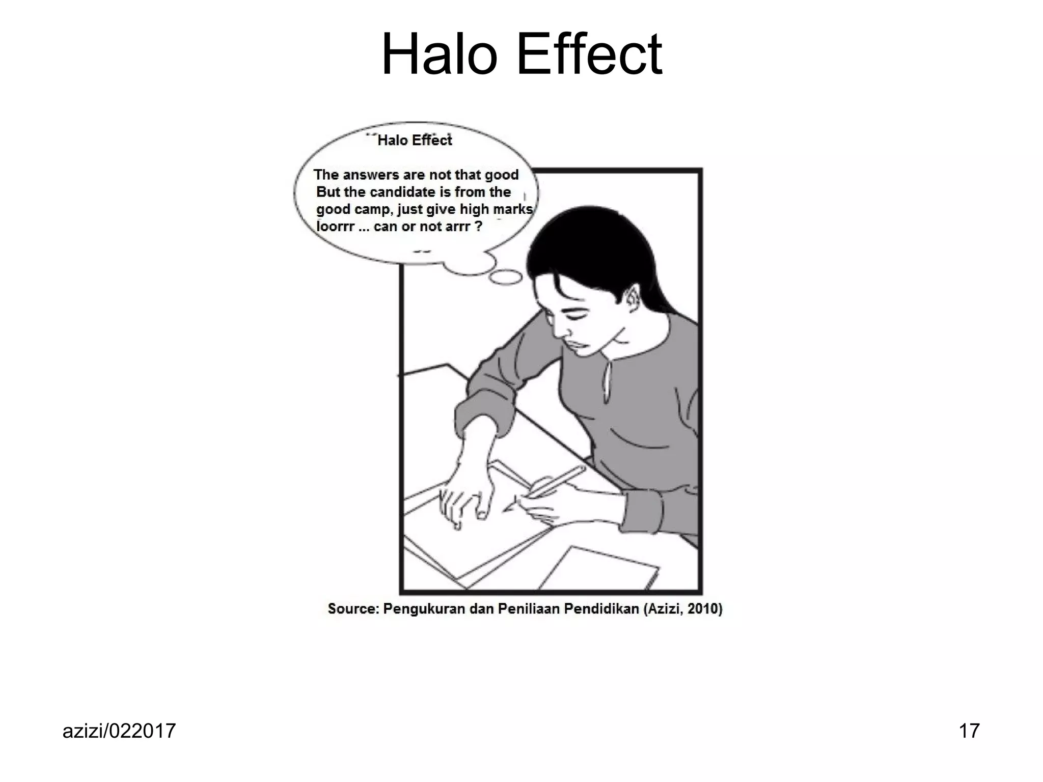 azizi/022017 17
Halo Effect
 