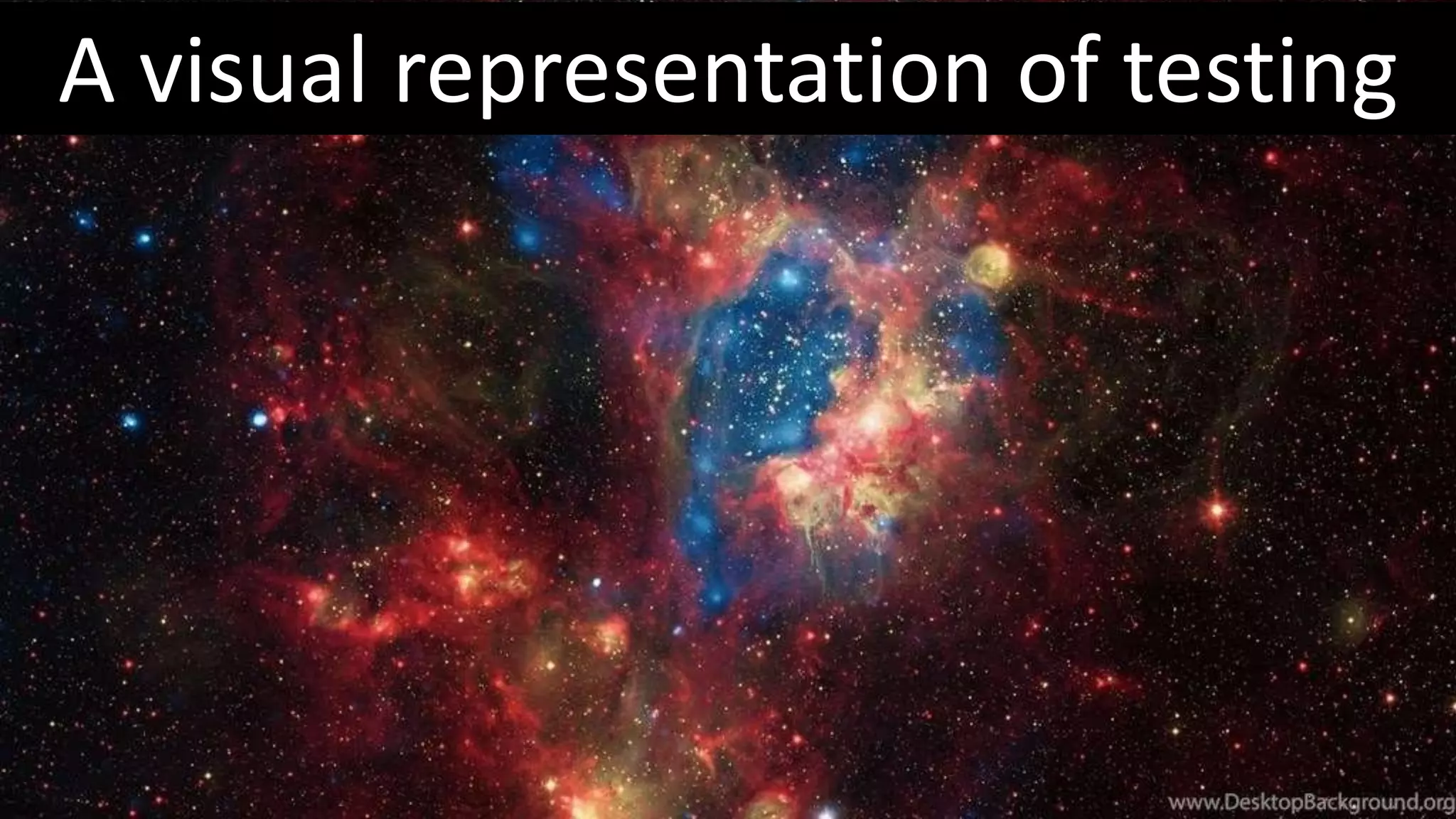 A visual representation of testing
 