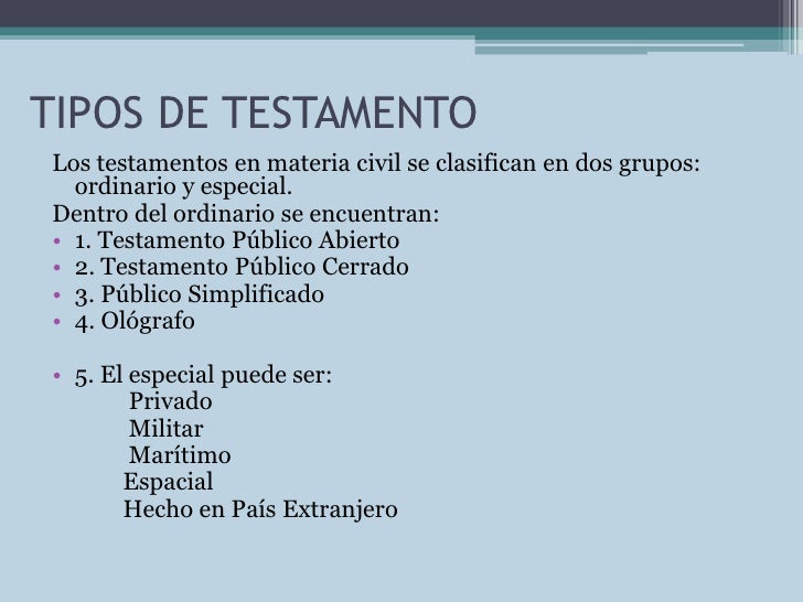 Testamento