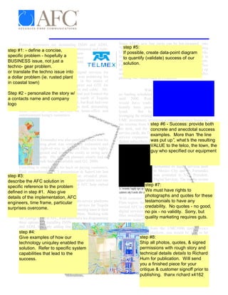Two testamonial application notes | PDF
