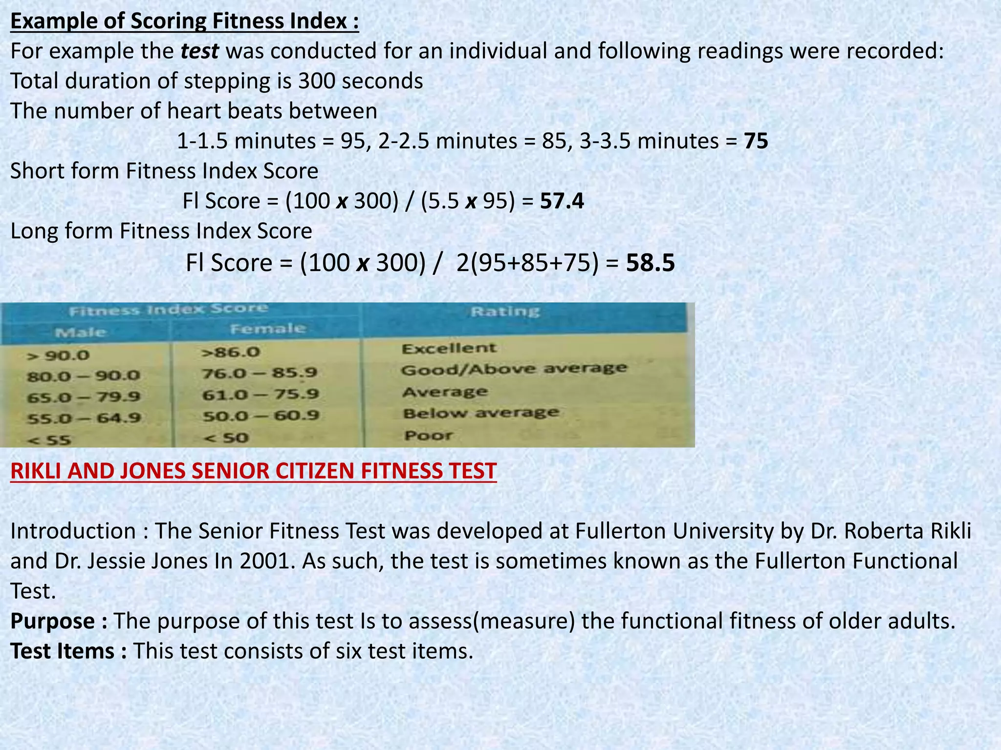 Test and measurment in sports Class XII -UNIT 6 PPT | PPTX