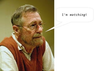 I'm watching !
 