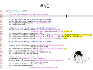 #NOT
 