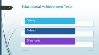 Test and types of tests | PPTX