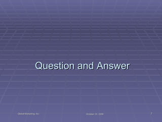 Question and Answer 