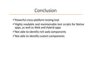 Mobile Application Test automation using MonkeyTalk Tool | PDF