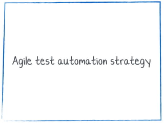 Agile test automation strategy
 
