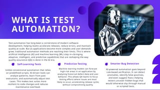 Test Automation in the AI Era: How Machine Learning is Reshaping QA? | PPTX