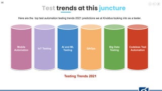 Test Automation Trends and Beyond | PDF